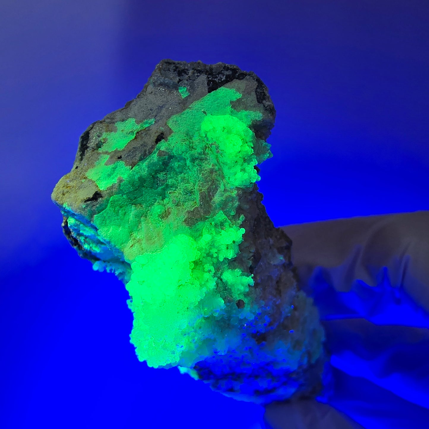 Large Schorl Tourmaline, Hyalite Opal, Muscovite Specimen Erongo, Namibia 116*41*32mm #12481