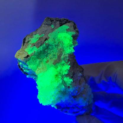Large Schorl Tourmaline, Hyalite Opal, Muscovite Specimen Erongo, Namibia 116*41*32mm #12481