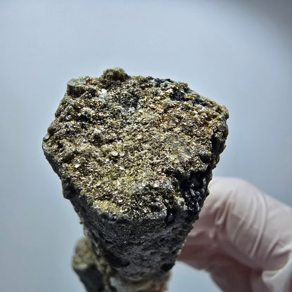 Large Schorl Tourmaline, Hyalite Opal, Muscovite Specimen Erongo, Namibia 116*41*32mm #12481