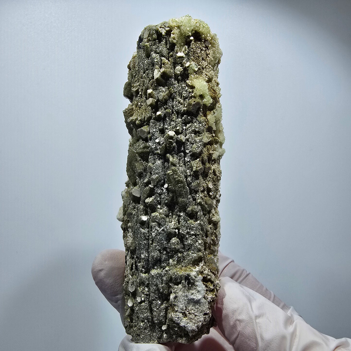 Large Schorl Tourmaline, Hyalite Opal, Muscovite Specimen Erongo, Namibia 102*37*30mm #12482