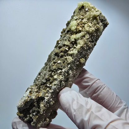 Large Schorl Tourmaline, Hyalite Opal, Muscovite Specimen Erongo, Namibia 102*37*30mm #12482