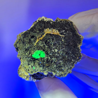 Large Schorl Tourmaline, Hyalite Opal, Muscovite Specimen Erongo, Namibia 102*37*30mm #12482
