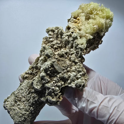 Große Schörl Turmalin, Hyalit Opal, Muskovit Stufe Erongo, Namibia 132*57*54mm #12483