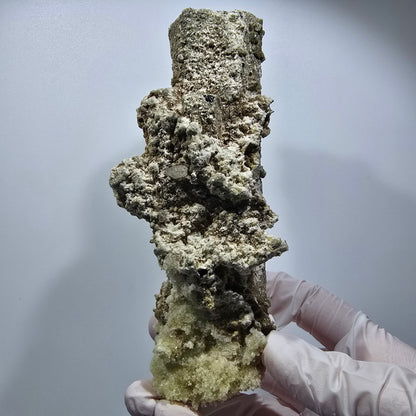 Große Schörl Turmalin, Hyalit Opal, Muskovit Stufe Erongo, Namibia 132*57*54mm #12483