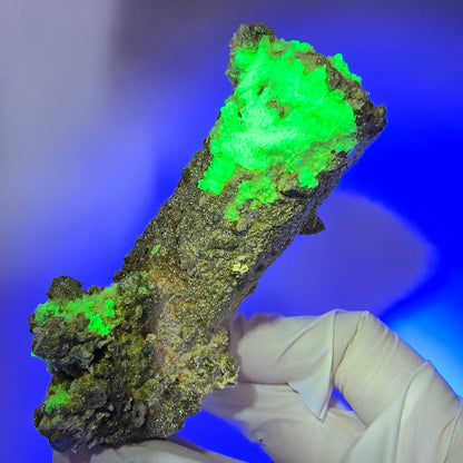 Seltene Schörl Turmalin, Hyalit Opal, Muskovit Stufe Erongo, Namibia 93*50*36mm #12488