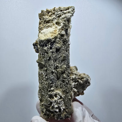 Seltene Schörl Turmalin, Hyalit Opal, Muskovit Stufe Erongo, Namibia 93*50*36mm #12488