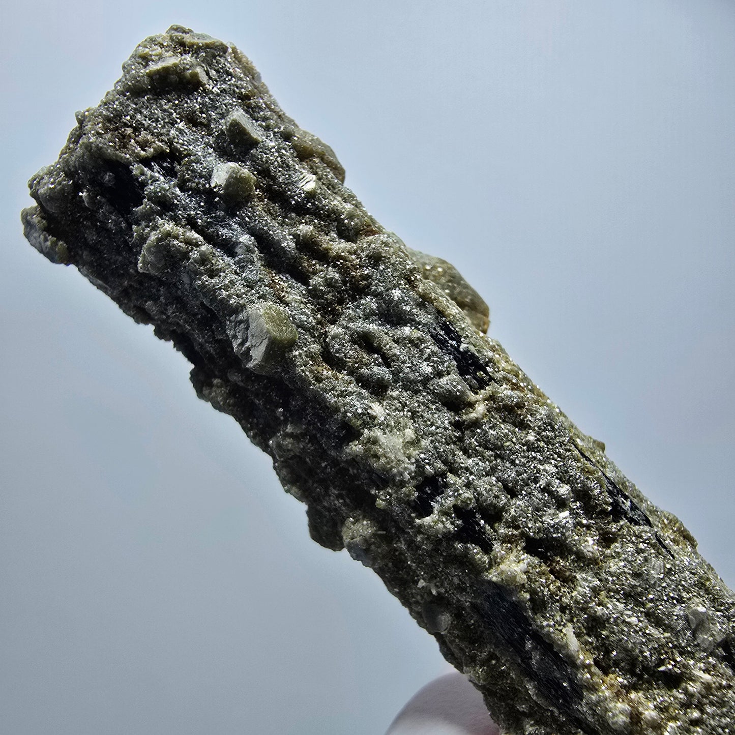Seltene Schörl Turmalin, Hyalit Opal, Muskovit Stufe Erongo, Namibia 86*54*43mm #12491
