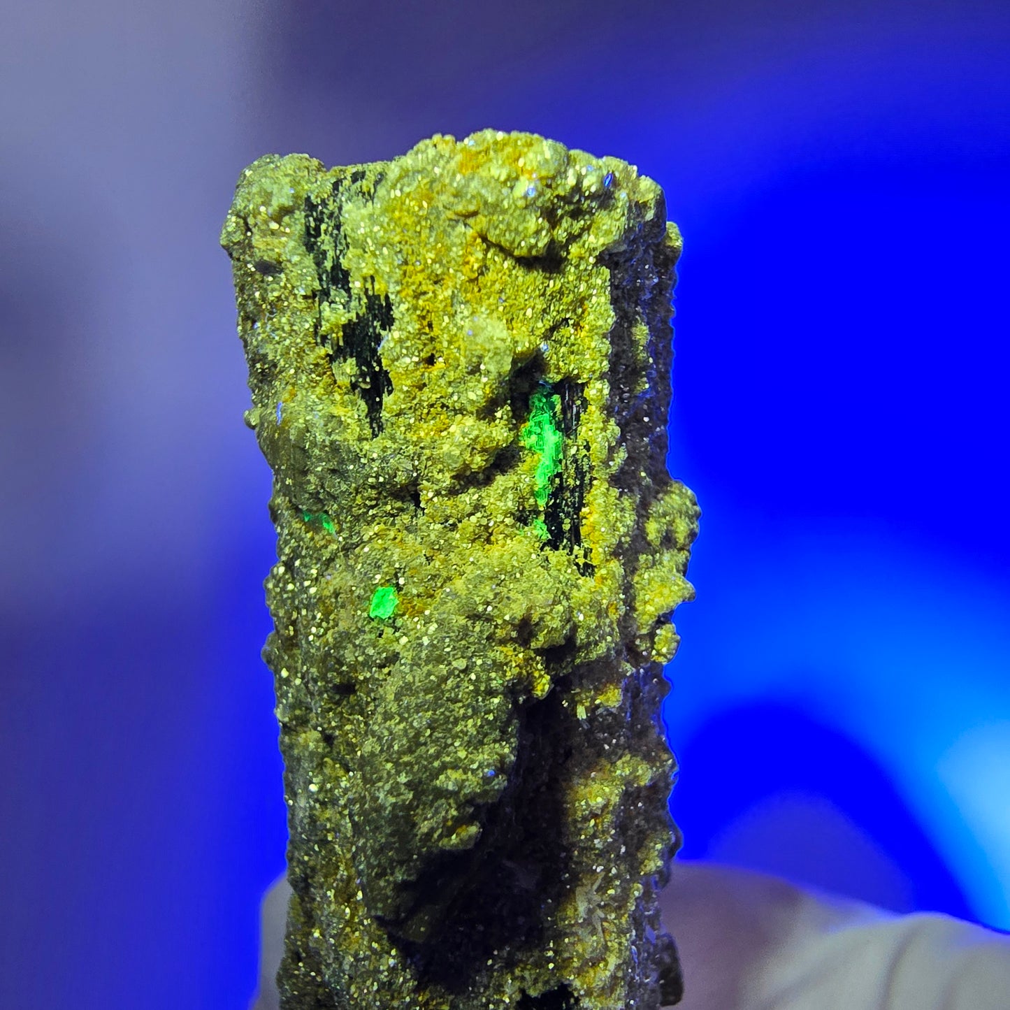 Seltene Schörl Turmalin, Hyalit Opal, Muskovit Stufe Erongo, Namibia 86*54*43mm #12491
