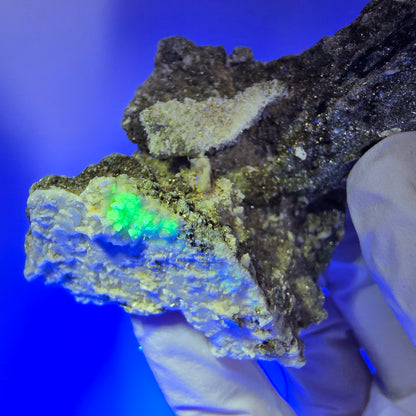 Seltene Schörl Turmalin, Hyalit Opal, Muskovit Stufe Erongo, Namibia 86*54*43mm #12491