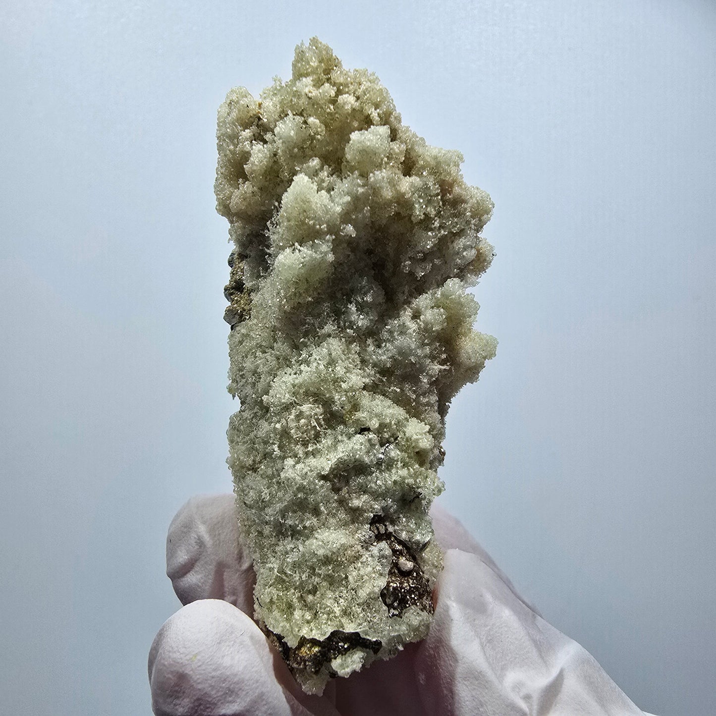 Seltene Schörl Turmalin, Hyalit Opal, Muskovit Stufe Erongo, Namibia 65*33*26mm #12492