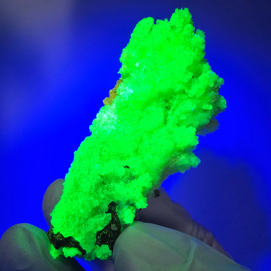 Seltene Schörl Turmalin, Hyalit Opal, Muskovit Stufe Erongo, Namibia 65*33*26mm #12492