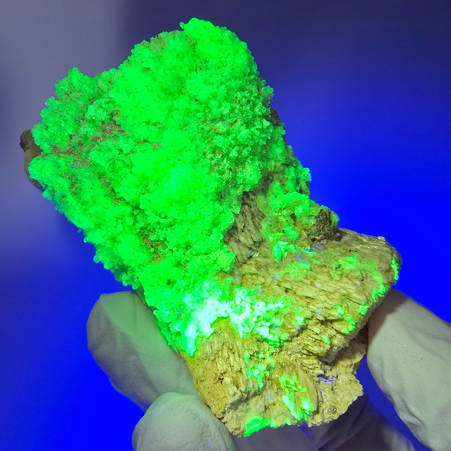 Large Hyalite Opal, Muscovite, Orthoclase Specimen Erongo, Namibia 80*56*45mm #12493