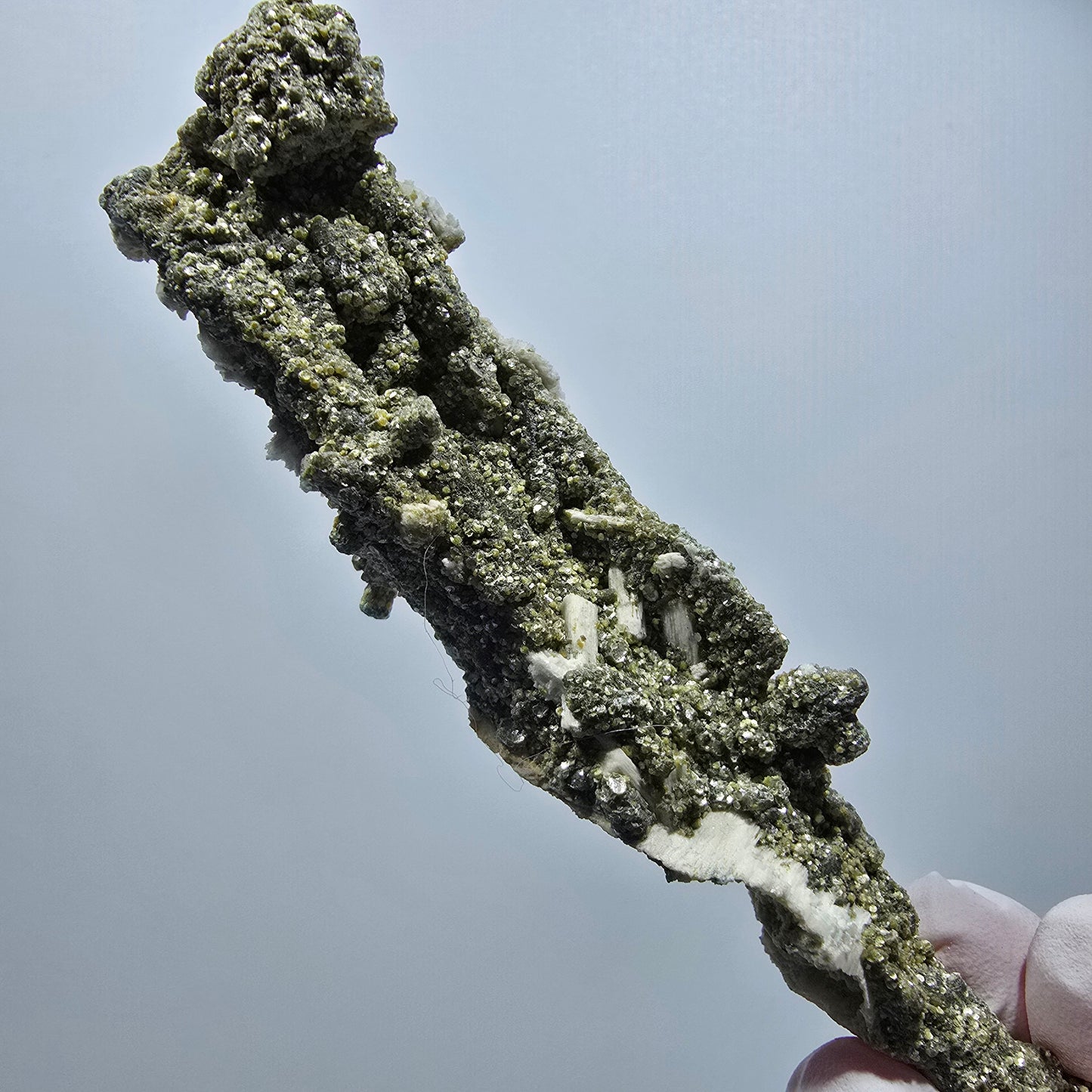 Grand tourmaline schorl, muscovite sur gangue, Erongo, Namibie 97*22*16mm #12494