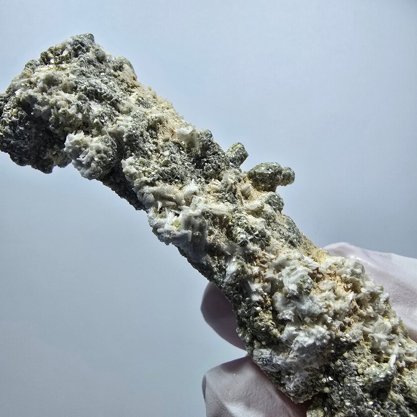Grand tourmaline schorl, muscovite sur gangue, Erongo, Namibie 97*22*16mm #12494