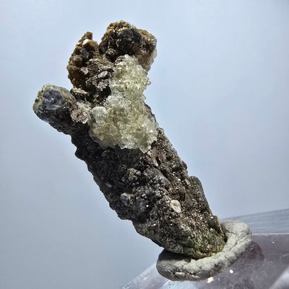 Seltene Schörl Turmalin, Hyalit Opal, Muskovit Stufe Erongo, Namibia 39*23*17mm #12496
