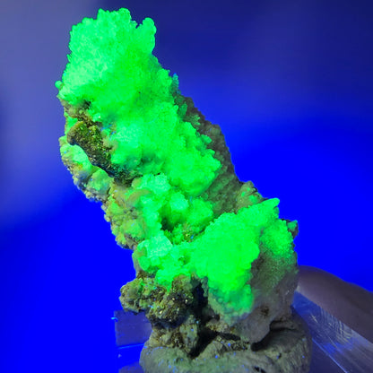 Seltene Hyalit Opal, Muskovit, Orthoklas Stufe Erongo, Namibia 39*24*22mm #12498