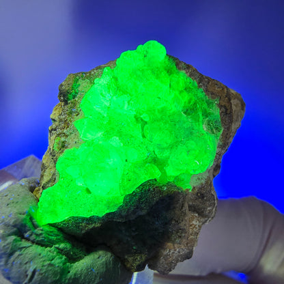 Seltene Hyalit Opal Stufe Erongo, Namibia 36*29*20mm #12499