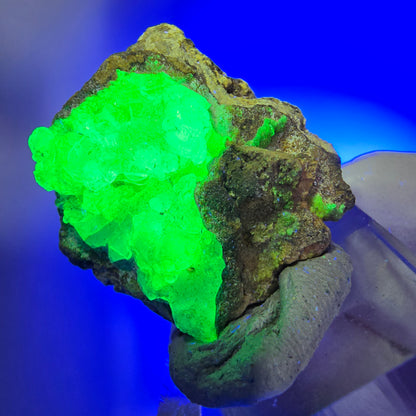 Seltene Hyalit Opal Stufe Erongo, Namibia 36*29*20mm #12499