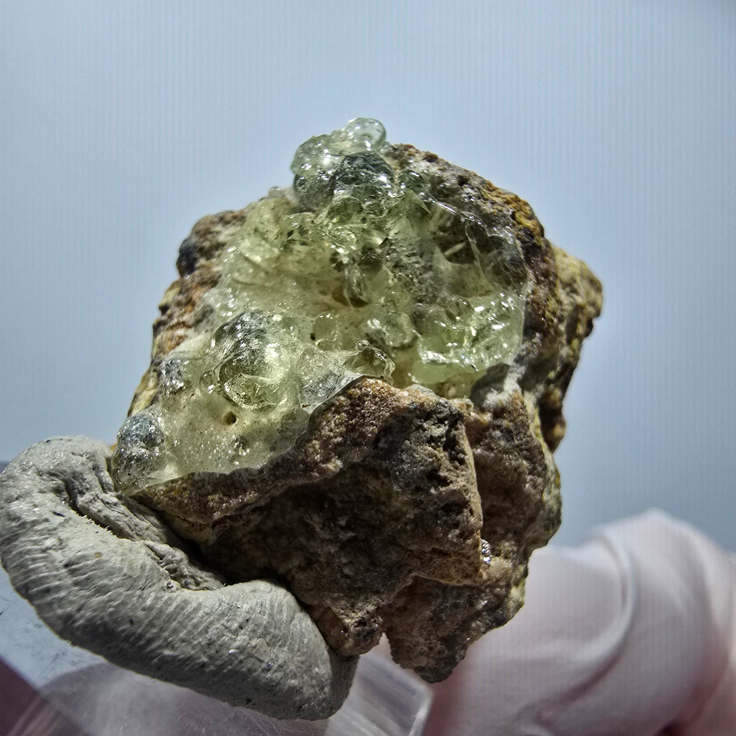 Seltene Hyalit Opal Stufe Erongo, Namibia 36*29*20mm #12499