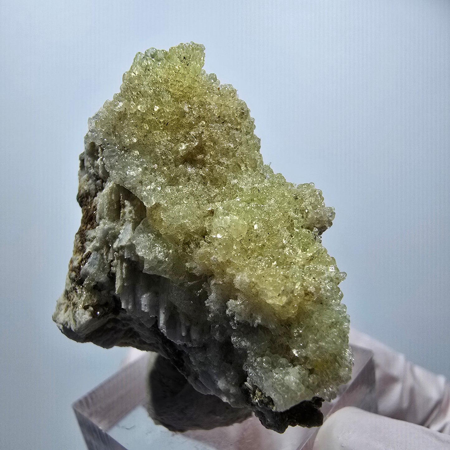 Rare Hyalite Opal, Muscovite, Orthoclase Specimen Erongo, Namibia 41*34*29mm #12500