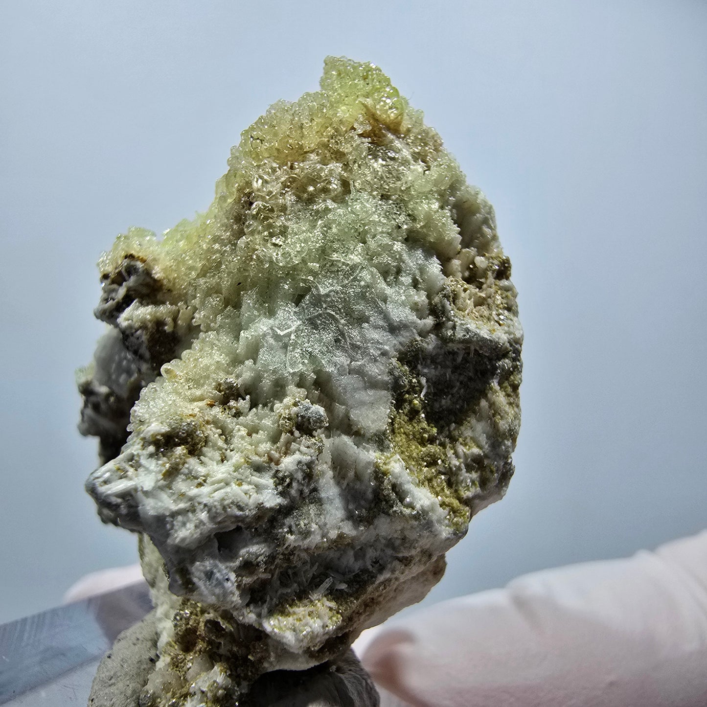 Rare Hyalite Opal, Muscovite, Orthoclase Specimen Erongo, Namibia 41*34*29mm #12500