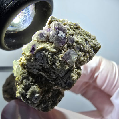 Rare Schorl Tourmaline, Fluorite, Muscovite Specimen Erongo, Namibia 46*30*22mm #12501