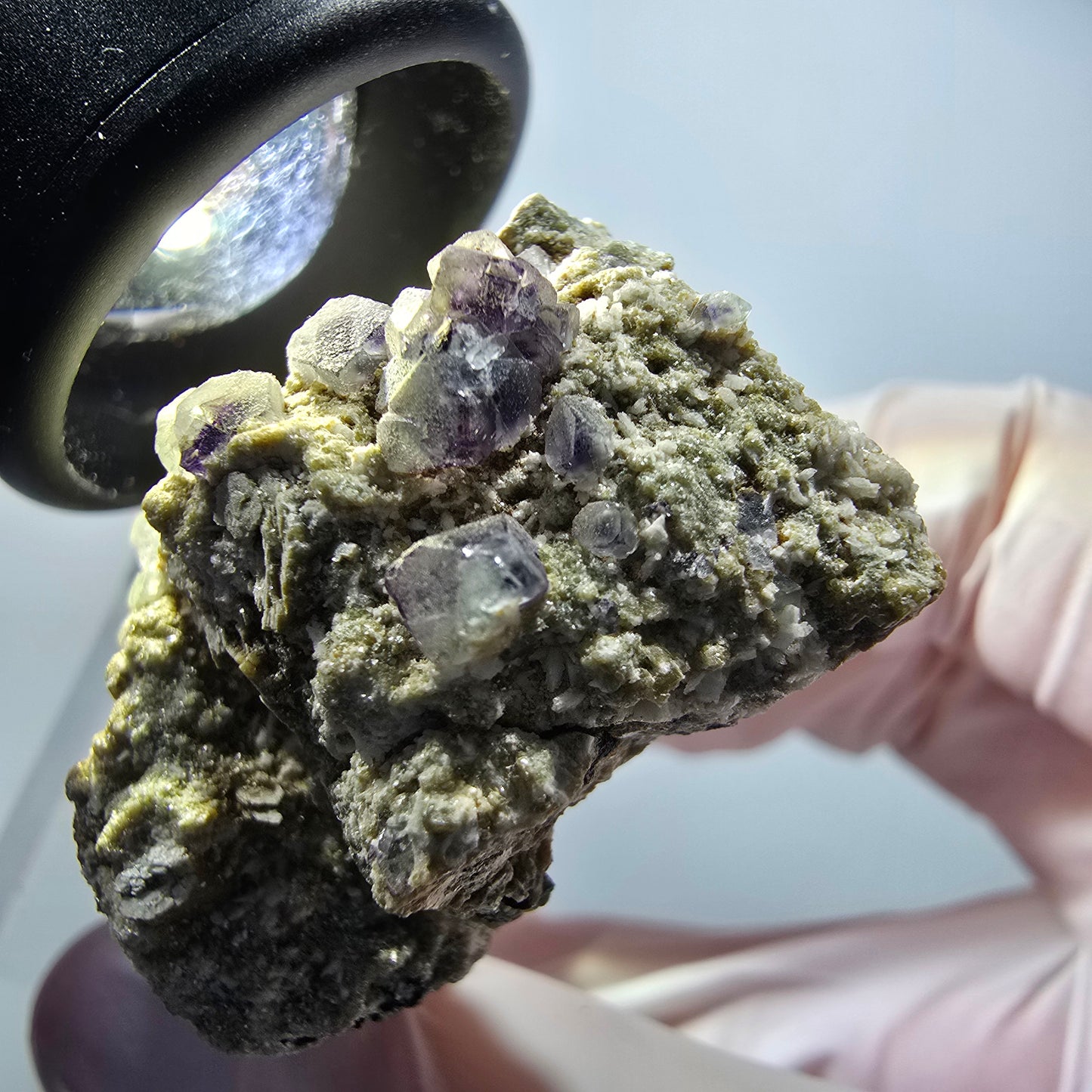 Rare Schorl Tourmaline, Fluorite, Muscovite Specimen Erongo, Namibia 46*30*22mm #12501