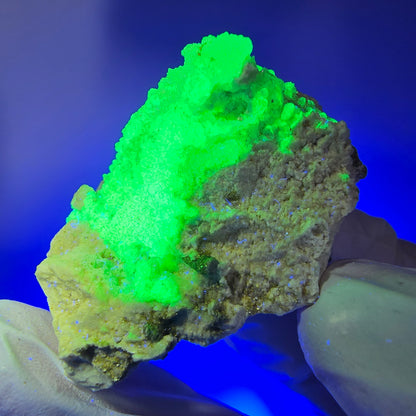 Rare Hyalite Opal, Muscovite, Orthoclase Specimen Erongo, Namibia 49*33*29mm #12502