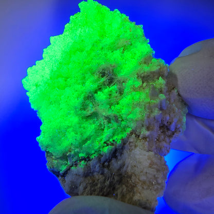 Seltene Hyalit Opal, Muskovit, Orthoklas Stufe Erongo, Namibia 42*31*18mm #12503