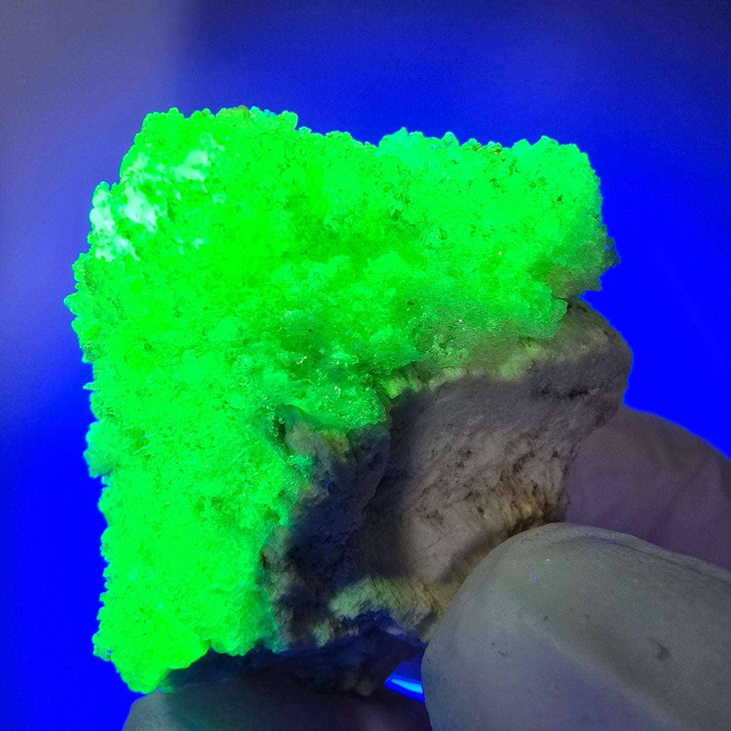 Seltene Hyalit Opal, Muskovit, Orthoklas Stufe Erongo, Namibia 42*31*18mm #12503