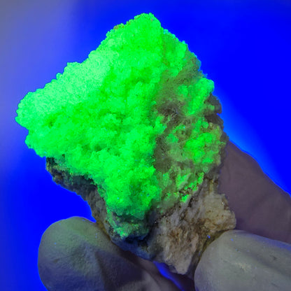 Seltene Hyalit Opal, Muskovit, Orthoklas Stufe Erongo, Namibia 42*31*18mm #12503
