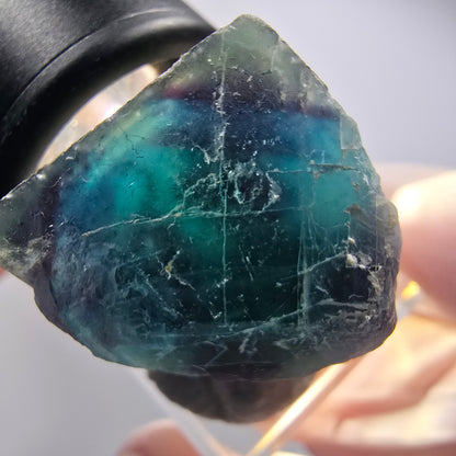 Phantom Fluorite Cube Specimen, Blue Butterfly Pocket, Okorusu, Namibia 32*28*21mm #12513