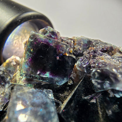 Fluorite fantôme claire, bleue Okorusu, Namibie 74*61*27mm #12545