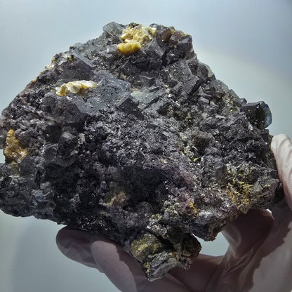 XL Colorful Phantom Fluorite, Schorl Tourmaline, Muscovite, Hyalite Erongo, Namibia 124*112*64mm #12548