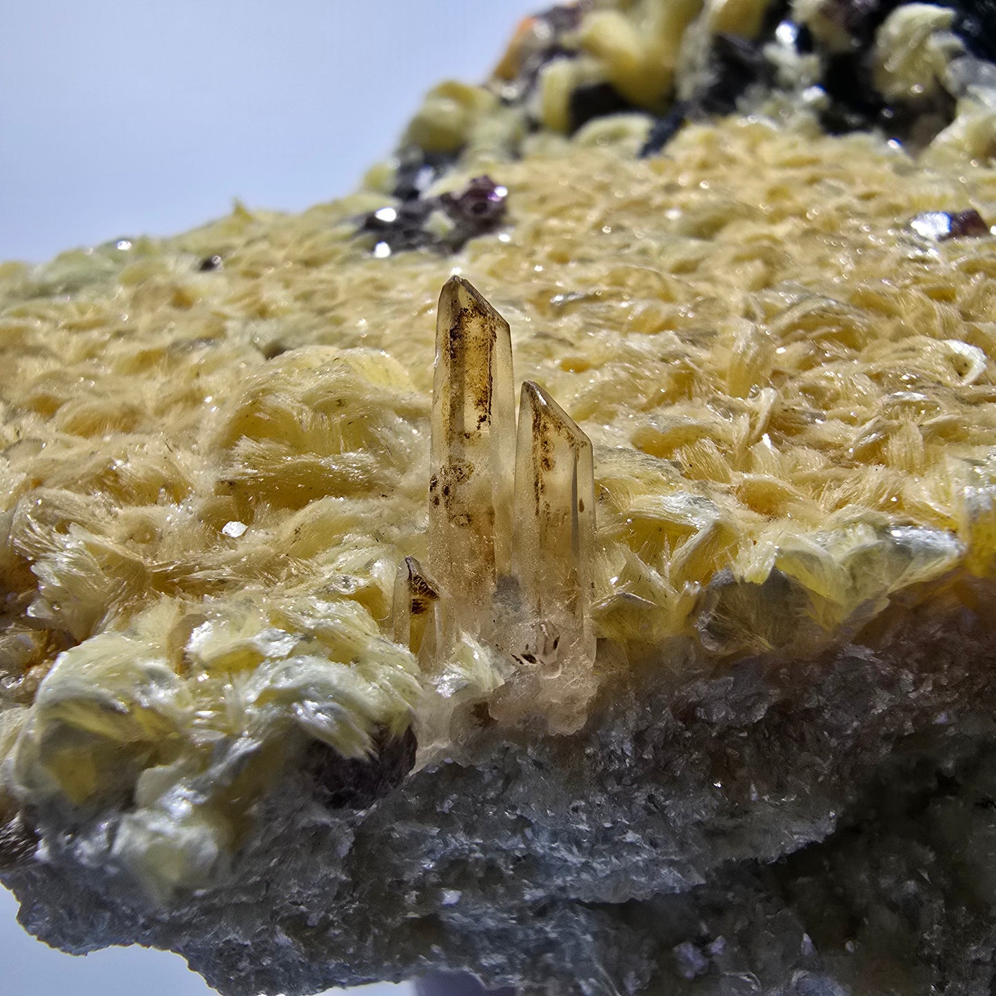 XL Colorful Fluorite, Schorl Tourmaline, Hyalite Smoky Quartz Muscovite Erongo, Namibia 106*78*73mm #12552