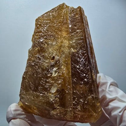 Large Natural Honey Calcite Crystal, Yellow Orange Erongo, Namibia 95*74*68mm #12555