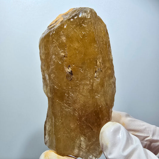 Natürlicher Honig Calcit Kristall, gelb orange Erongo, Namibia 100*45*44mm #12556