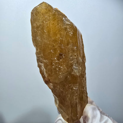Natural Honey Calcite Crystal, yellow orange Erongo, Namibia 100*45*44mm #12556