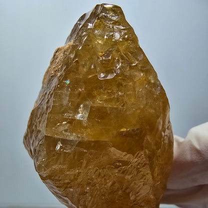 Natural Honey Calcite Crystal, yellow orange Erongo, Namibia 100*45*44mm #12556