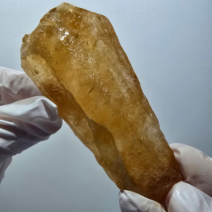 Natural Honey Calcite Crystal, yellow orange Erongo, Namibia 90*39*21mm #12557