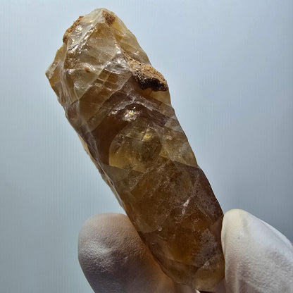 Natural Honey Calcite Crystal, yellow orange Erongo, Namibia 63*30*22mm #12563