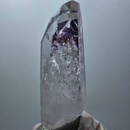Grande pointe d'Améthyste Phantom Lémurien Mine de Streep Goboboseb, Namibie 73*29*26mm #12567