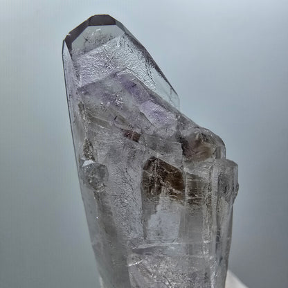 Skeletal Phantom Amethyst, Epidote, Tabular Quartz (Tabby) Streep Mine Gobobo. Namibia 56*19*9mm #12577