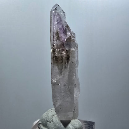 Skeletal Phantom Amethyst, Epidote, Tabular Quartz (Tabby) Streep Mine Gobobo. Namibia 56*19*9mm #12577