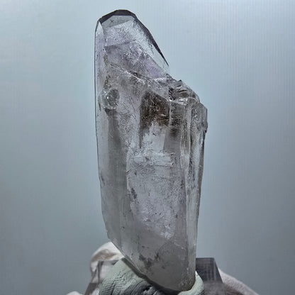 Skeletal Phantom Amethyst, Epidote, Tabular Quartz (Tabby) Streep Mine Gobobo. Namibia 56*19*9mm #12577