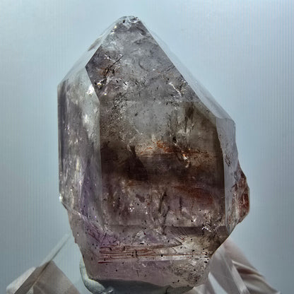 Grand sceptre d'améthyste fantôme squelette, mine de Goboboseb en Namibie 66*53*38mm #12579