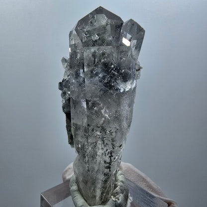 Lemurian Phantom Smoky Quartz on Matrix Streep Mine Goboboseb Namibia 63*41*22mm #12581