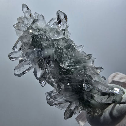 Double-terminaison de quartz étoile rare, mine de Streep Gobobo. Namibie 57*35*17mm #12585
