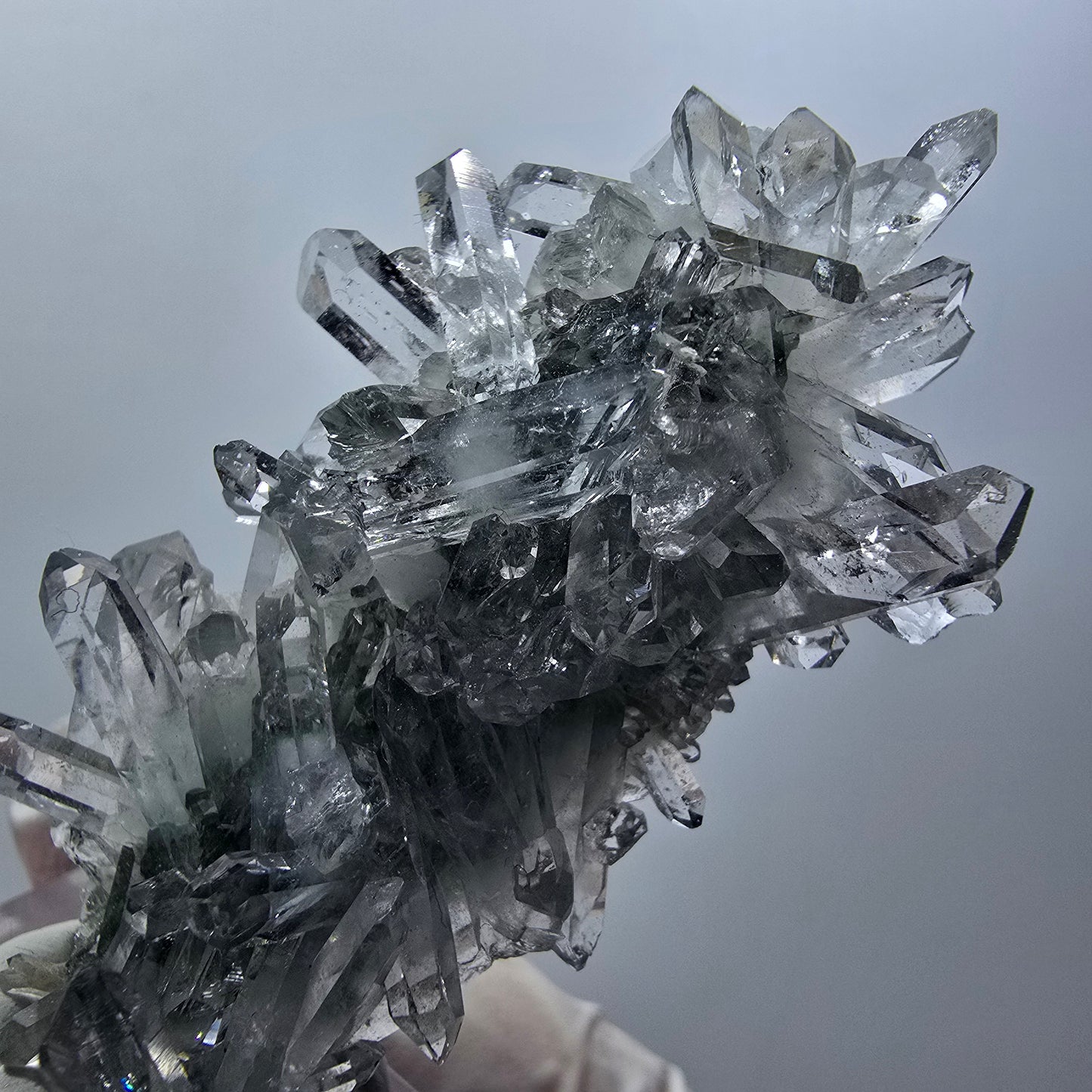 Double-terminaison de quartz étoile rare, mine de Streep Gobobo. Namibie 57*35*17mm #12585