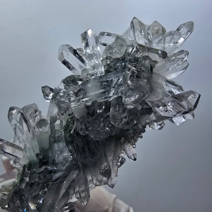 Double-terminaison de quartz étoile rare, mine de Streep Gobobo. Namibie 57*35*17mm #12585